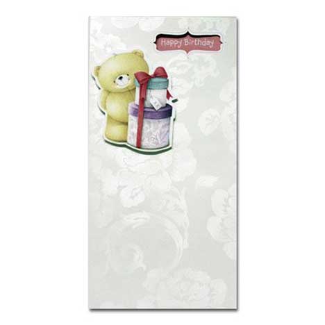 Bear & Birthday Box Forever Friends Card